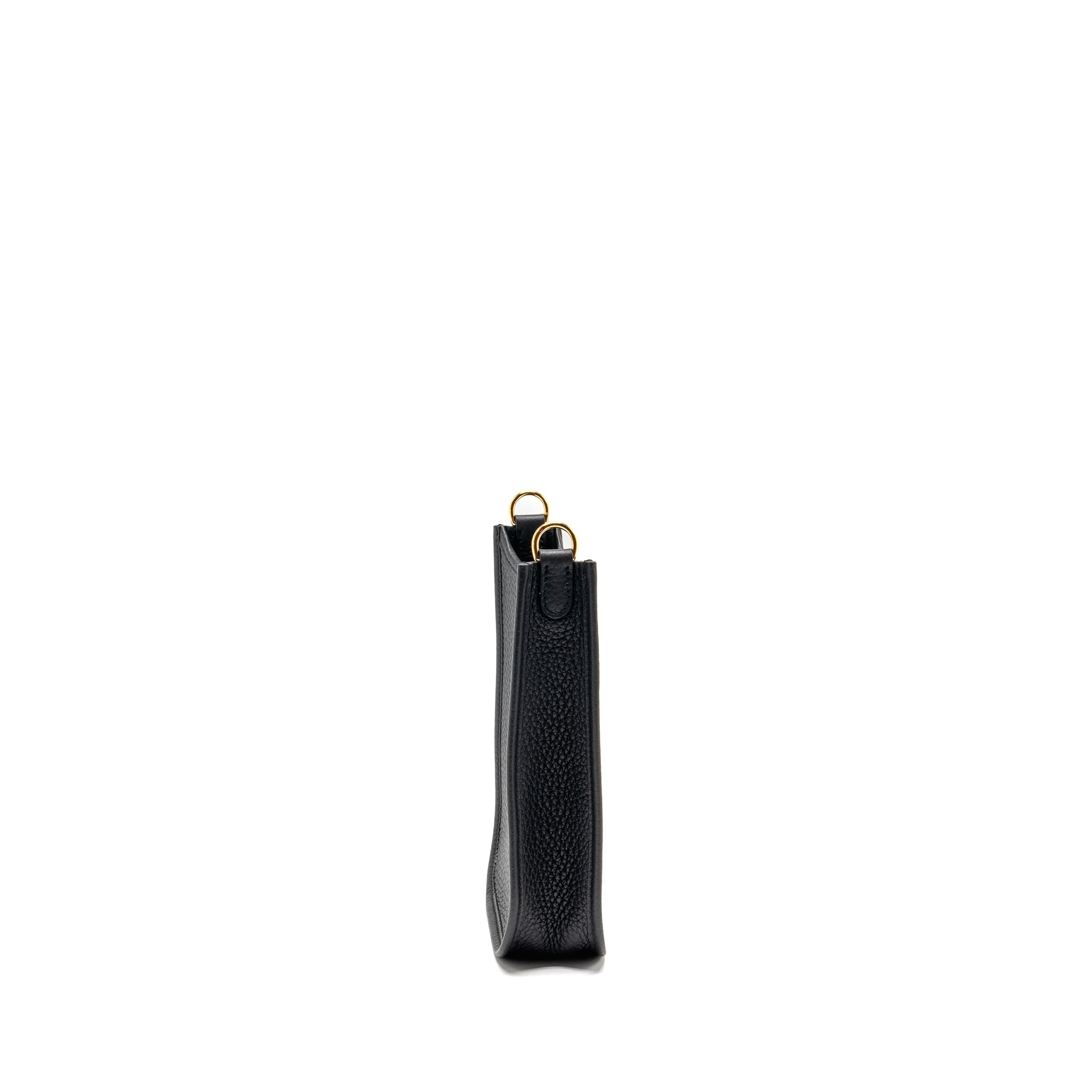 HERMES MINI EVELYNE CLEMENCE BLACK GHW