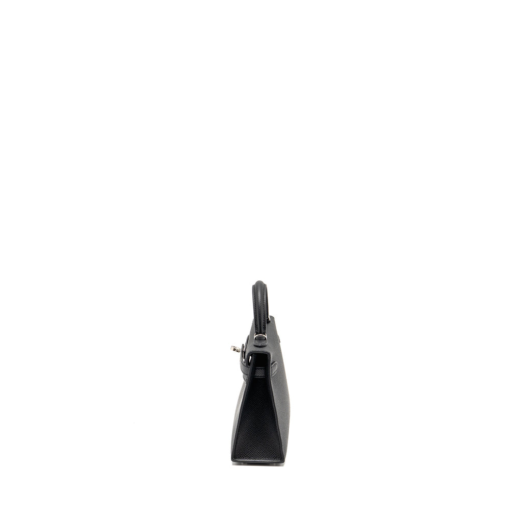 HERMES MINI KELLY II SPECIAL ORDER EPSOM BLACK SHW