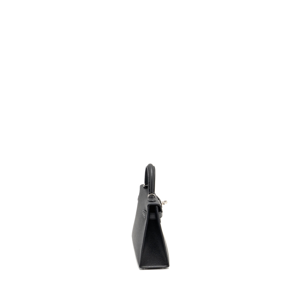 HERMES MINI KELLY II SPECIAL ORDER EPSOM BLACK SHW
