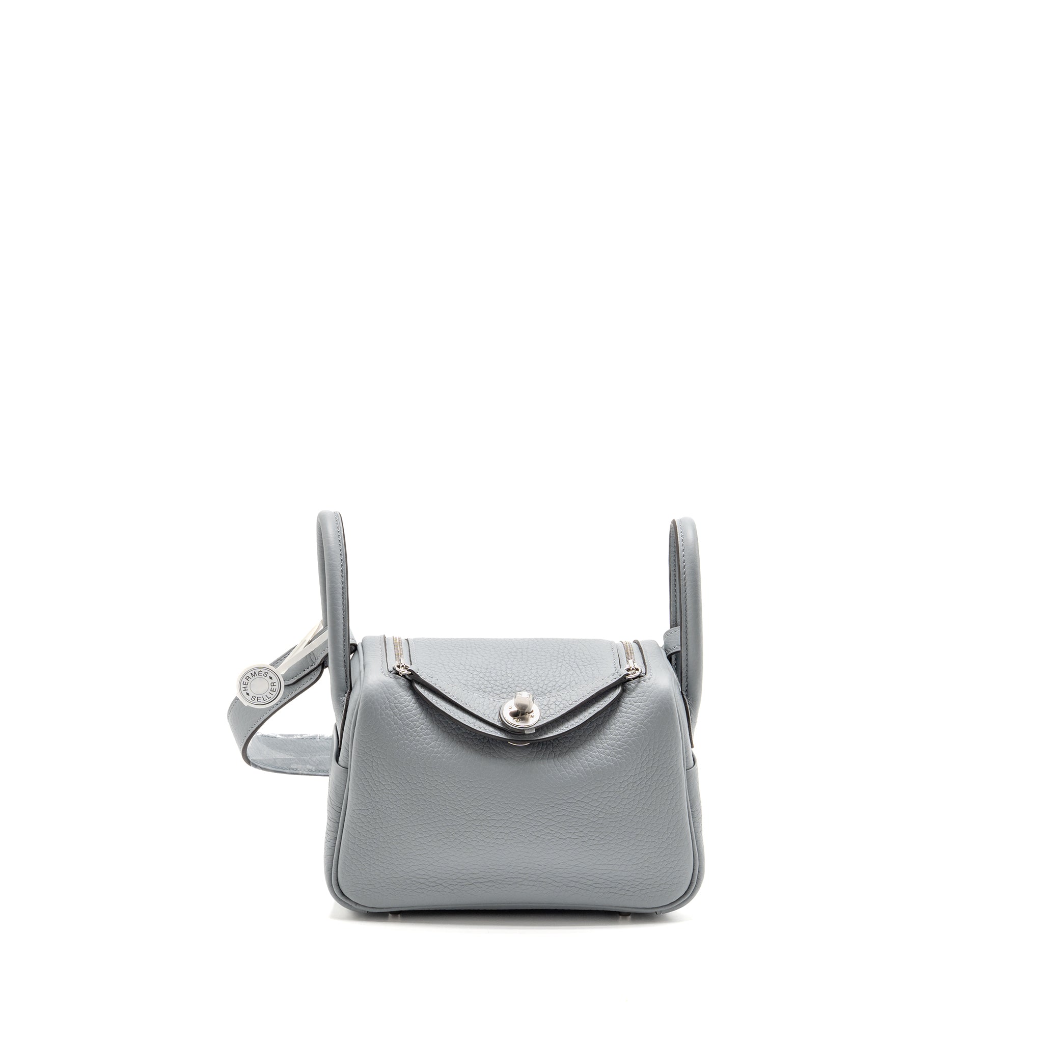 HERMES MINI LINDY II CLEMENCE GRIS PANTIN SHW