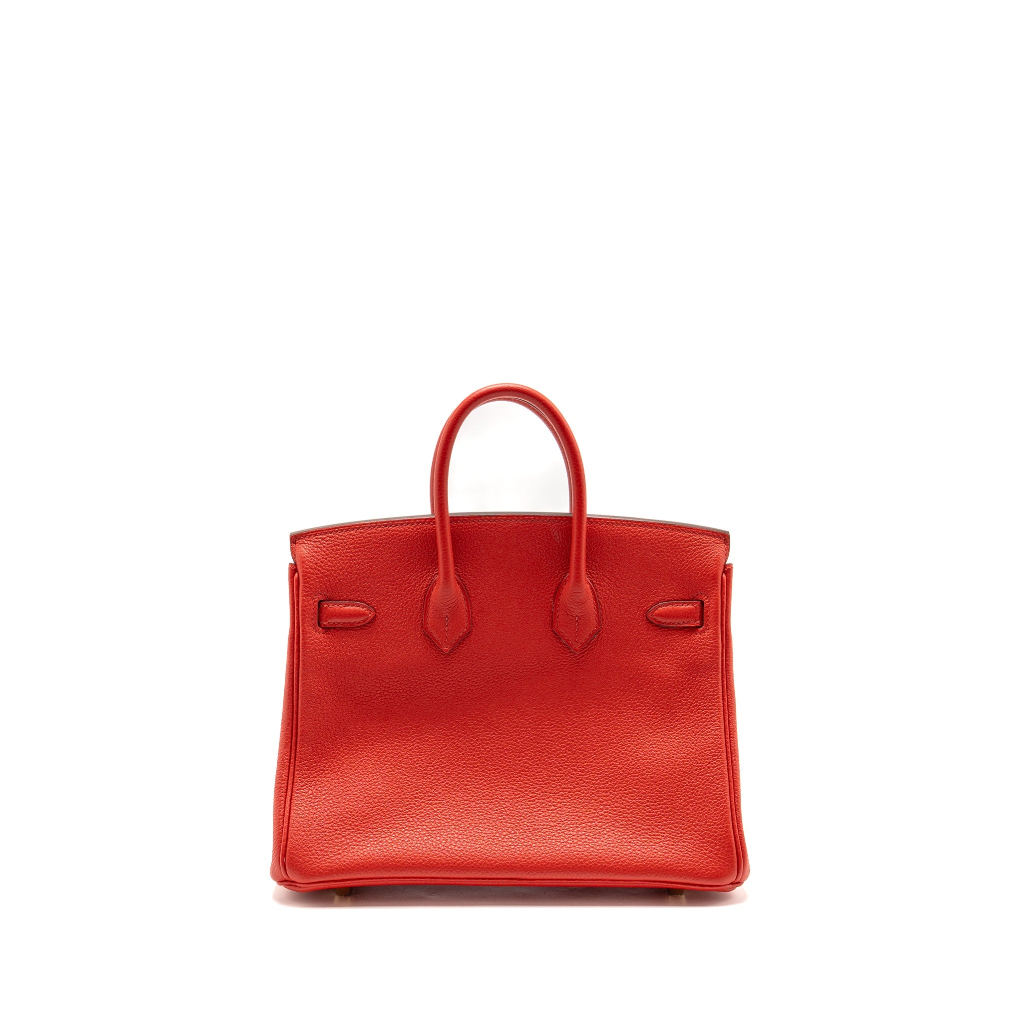 HERMES BIRKIN 25 TOGO ROUGE DE COEUR GHW