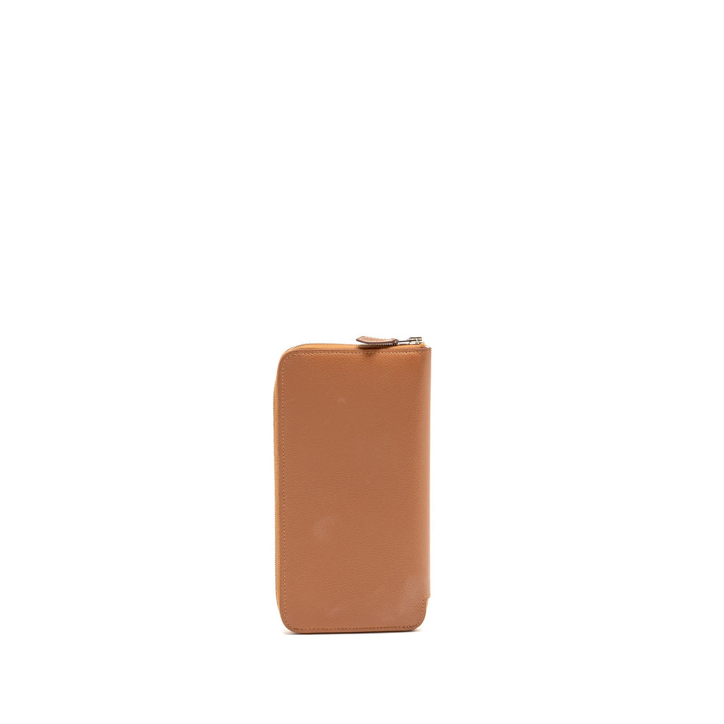 HERMES SILK IN CLASSIQUE LONG WALLET EPSOM GOLD SHW