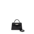 HERMES MINI KELLY II SPECIAL ORDER EPSOM BLACK SHW