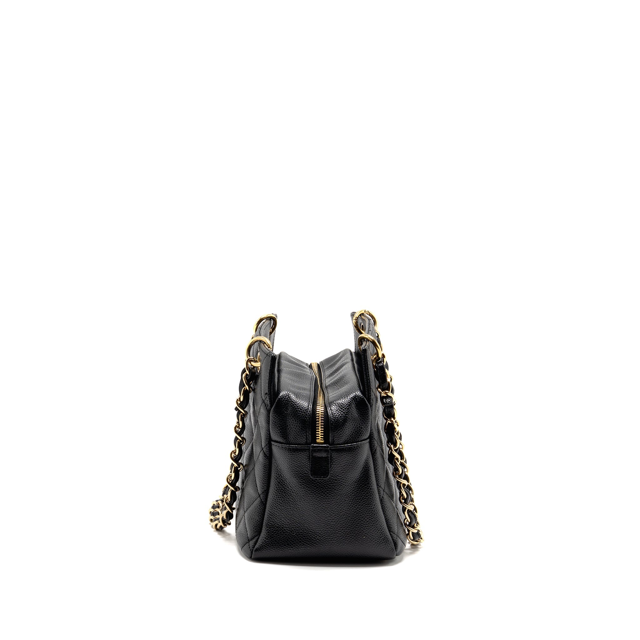 CHANEL PETITE TIMELESS TOTE CAVIAR BLACK GHW