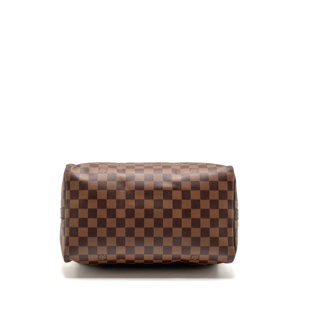 LOUIS VUITTON SPEEDY BANDOULIERE 30 DAMIER EBENE CANVAS GHW