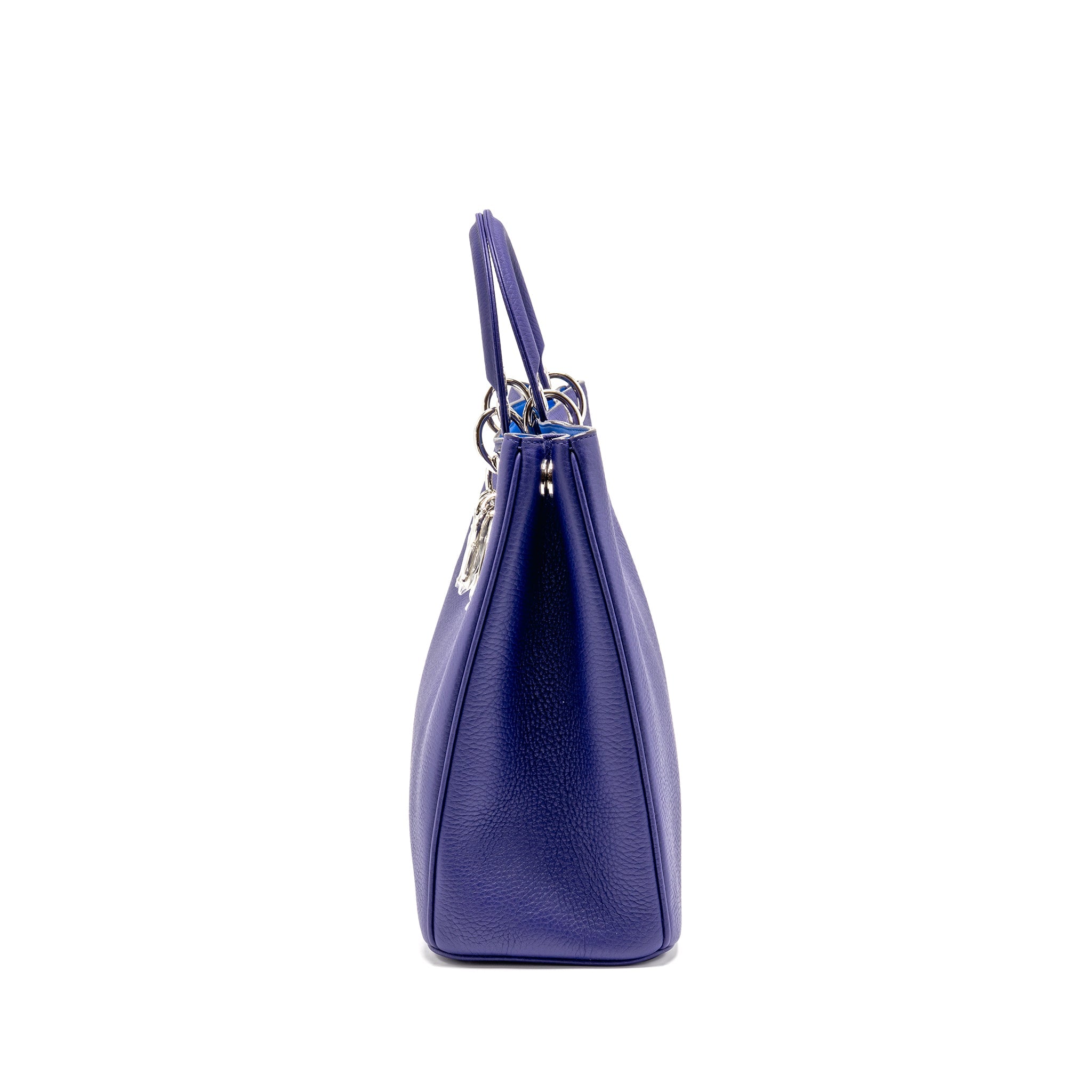 DIOR DIORISSIMO TOTE BAG CALFSKIN PURPLE/BLUE SHW