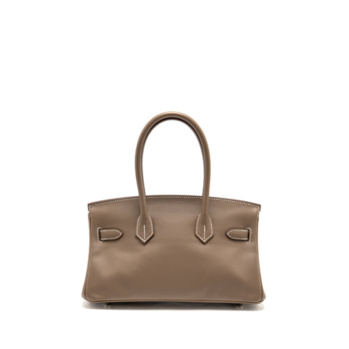 HERMES BIRKIN SHOULDER 29 EVERCOLOR ETOUPE SHW