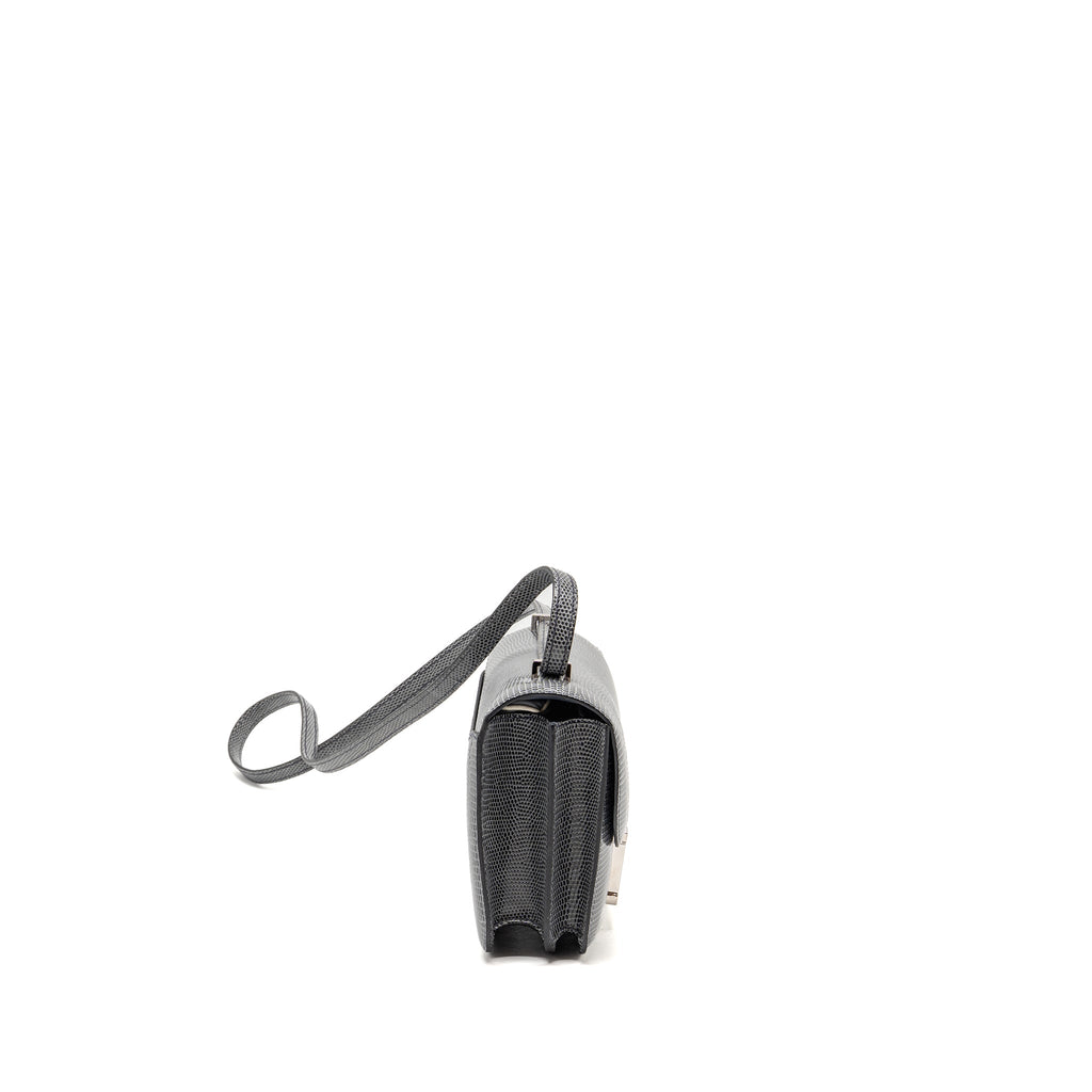 HERMES MINI CONSTANCE LIZARD NILOTICUS ARDOISE SHW