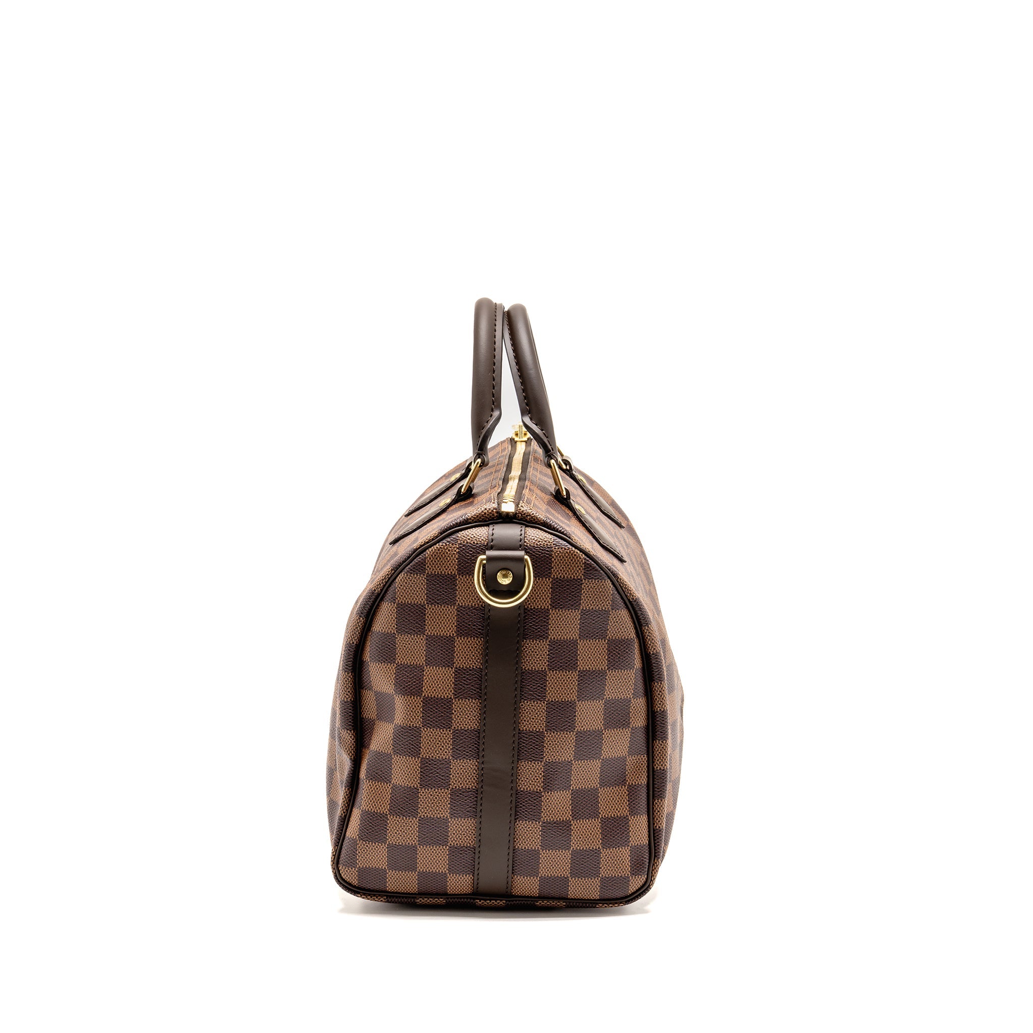 LOUIS VUITTON SPEEDY BANDOULIERE 30 DAMIER EBENE CANVAS GHW