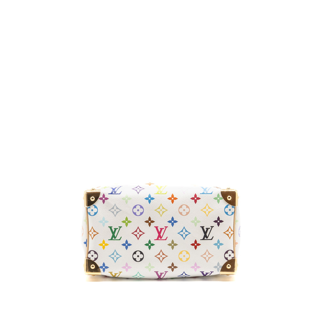 LOUIS VUITTON LV X TM SPEEDY BANDOULIÈRE 25 MONOGRAM CANVAS WHITE/ MULTICOLOUR GHW