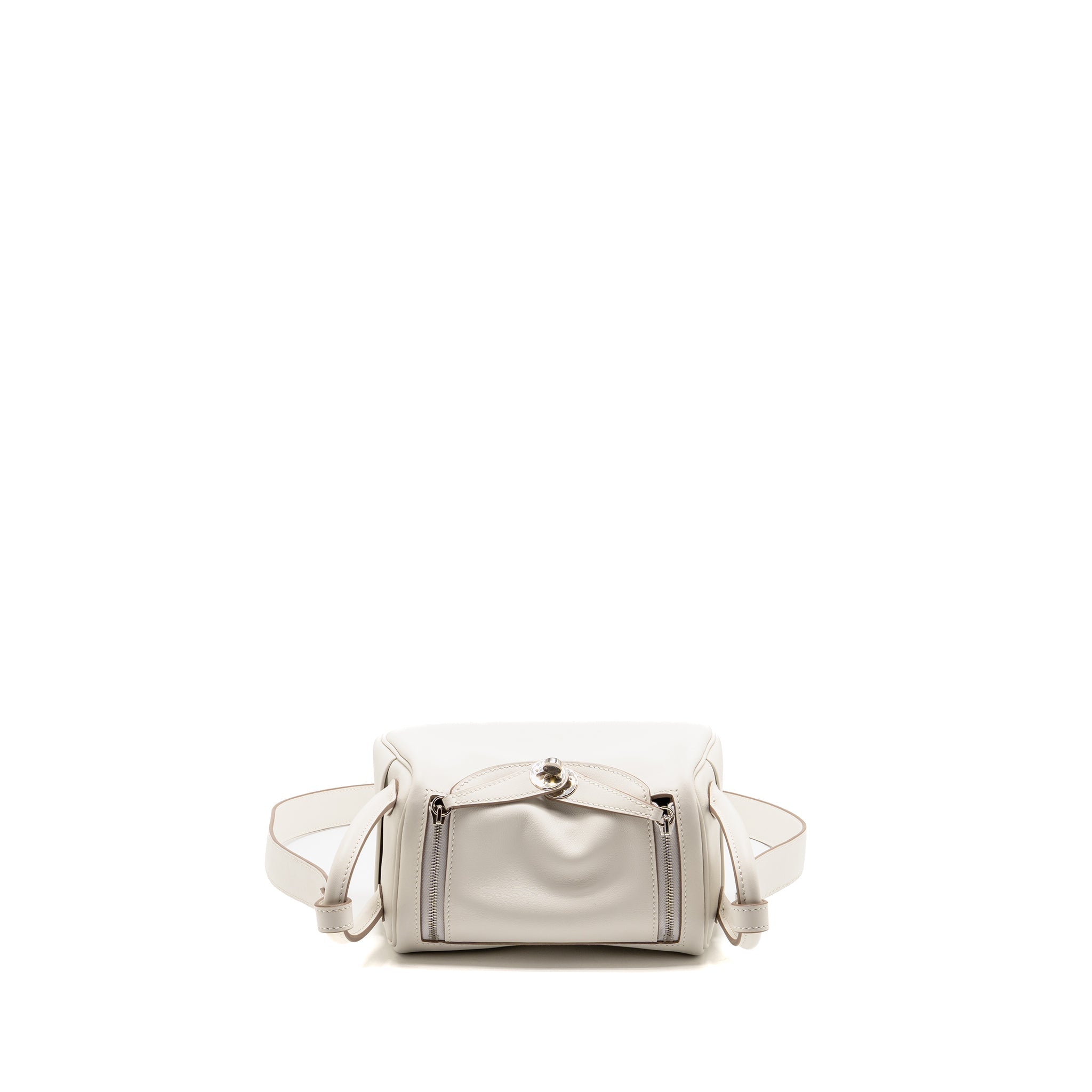 HERMES MINI LINDY SWIFT GRIS PALE/ GRIS MEYER SHW