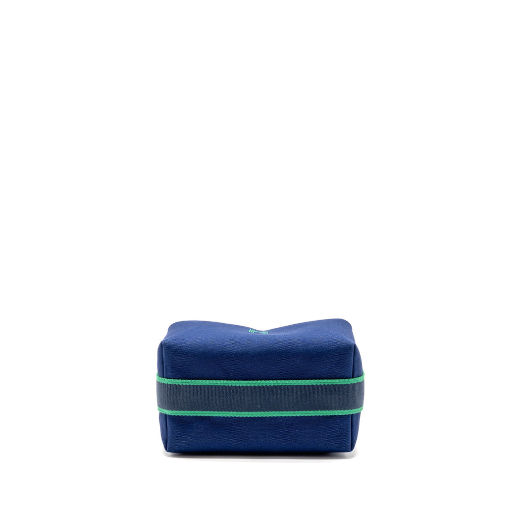 HERMES TROUSSE DE TOILETTE BRIDE A BRAC PM MARINE SHW