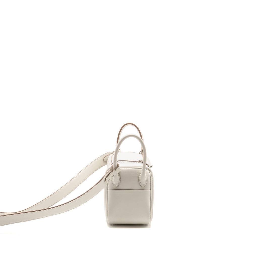 HERMES MINI LINDY SWIFT GRIS PALE/ GRIS MEYER SHW