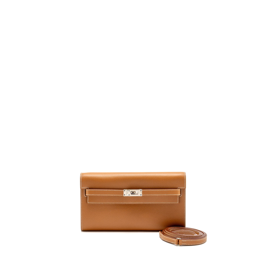 HERMES KELLY TO GO EPSOM GOLD SHW