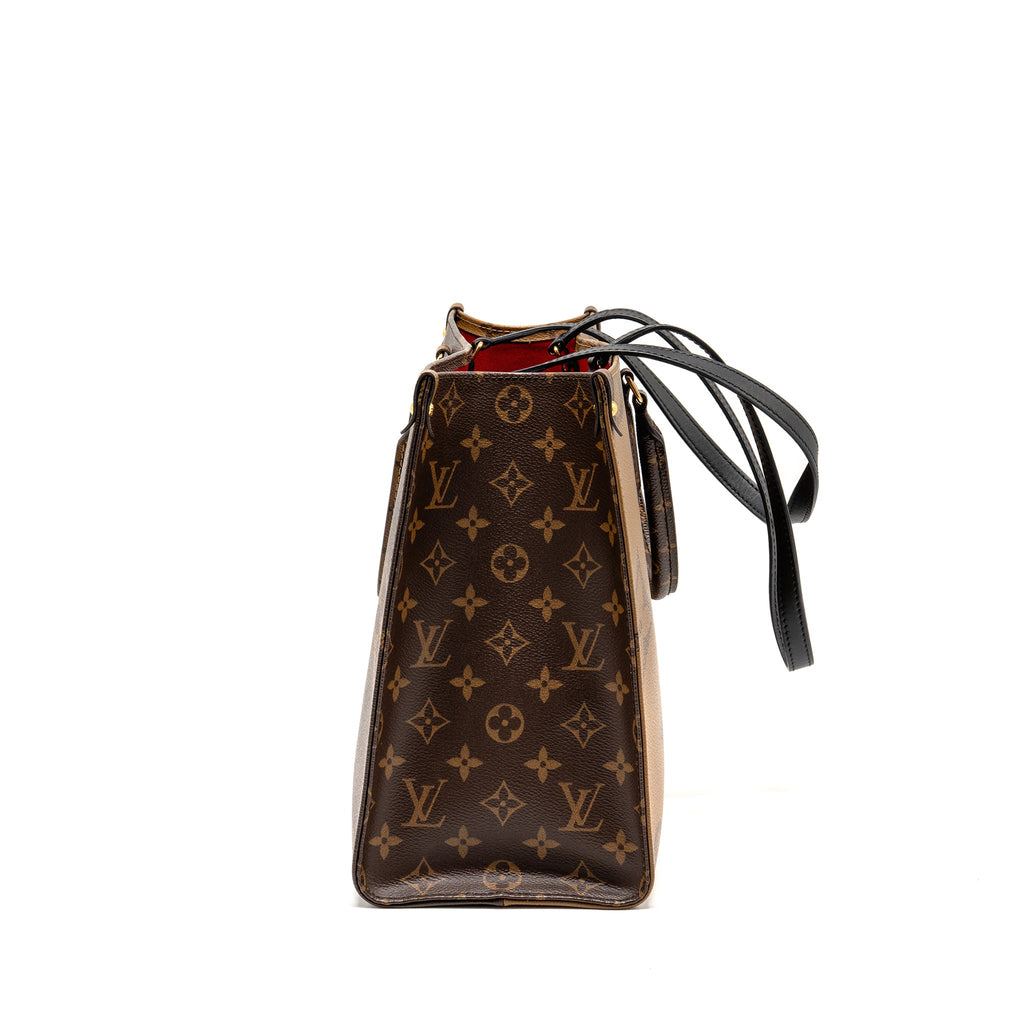 LOUIS VUITTON ONTHEGO MM MONOGRAM CANVAS GHW