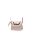 HERMES MINI LINDY CLEMENCE MAUVE PALE SHW
