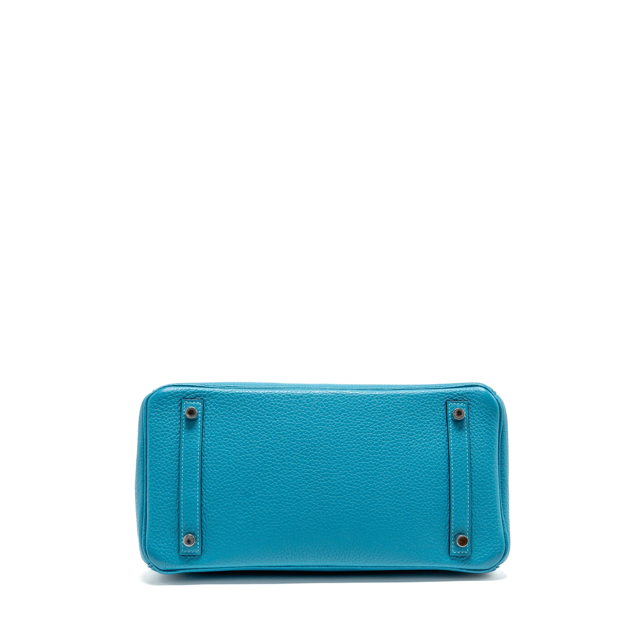 HERMES BIRKIN 30 CLEMENCE BLUE PAON SHW