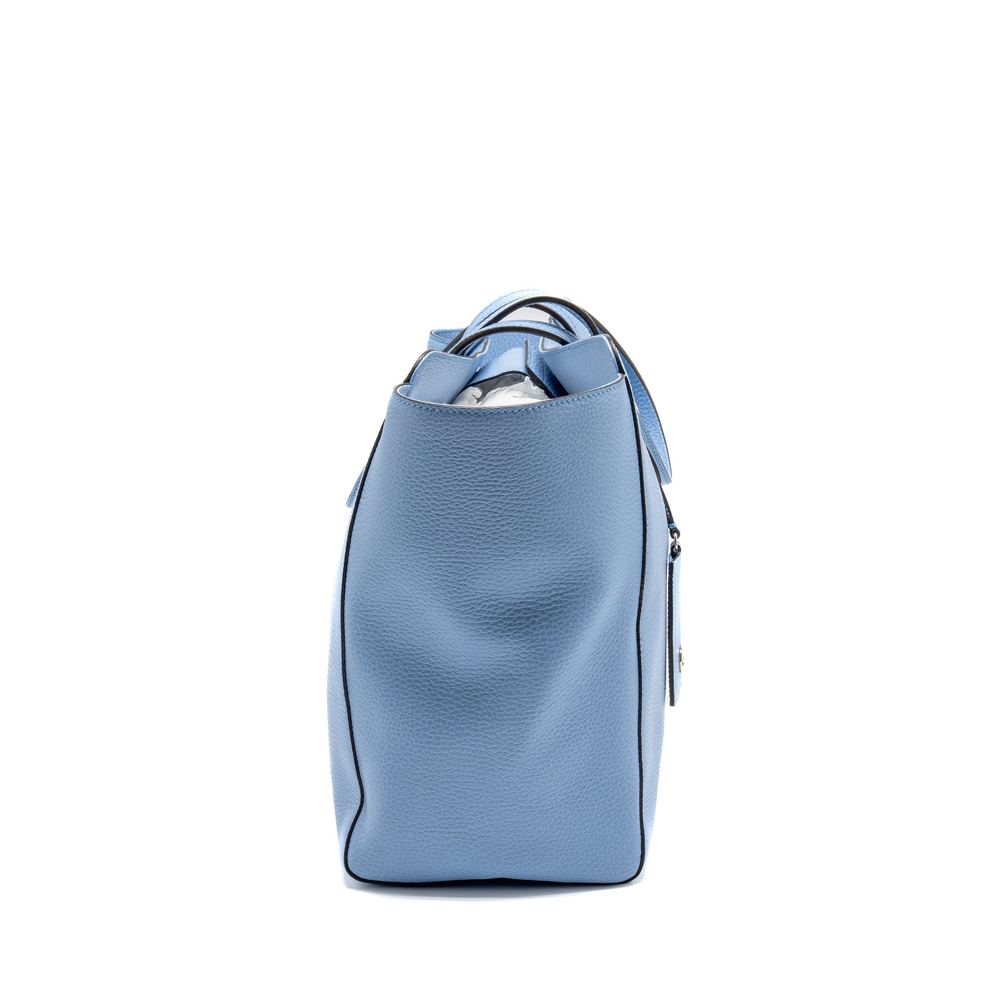 GUCCI MEDIUM SWING TOTE BAG CALFSKIN BLUE GHW