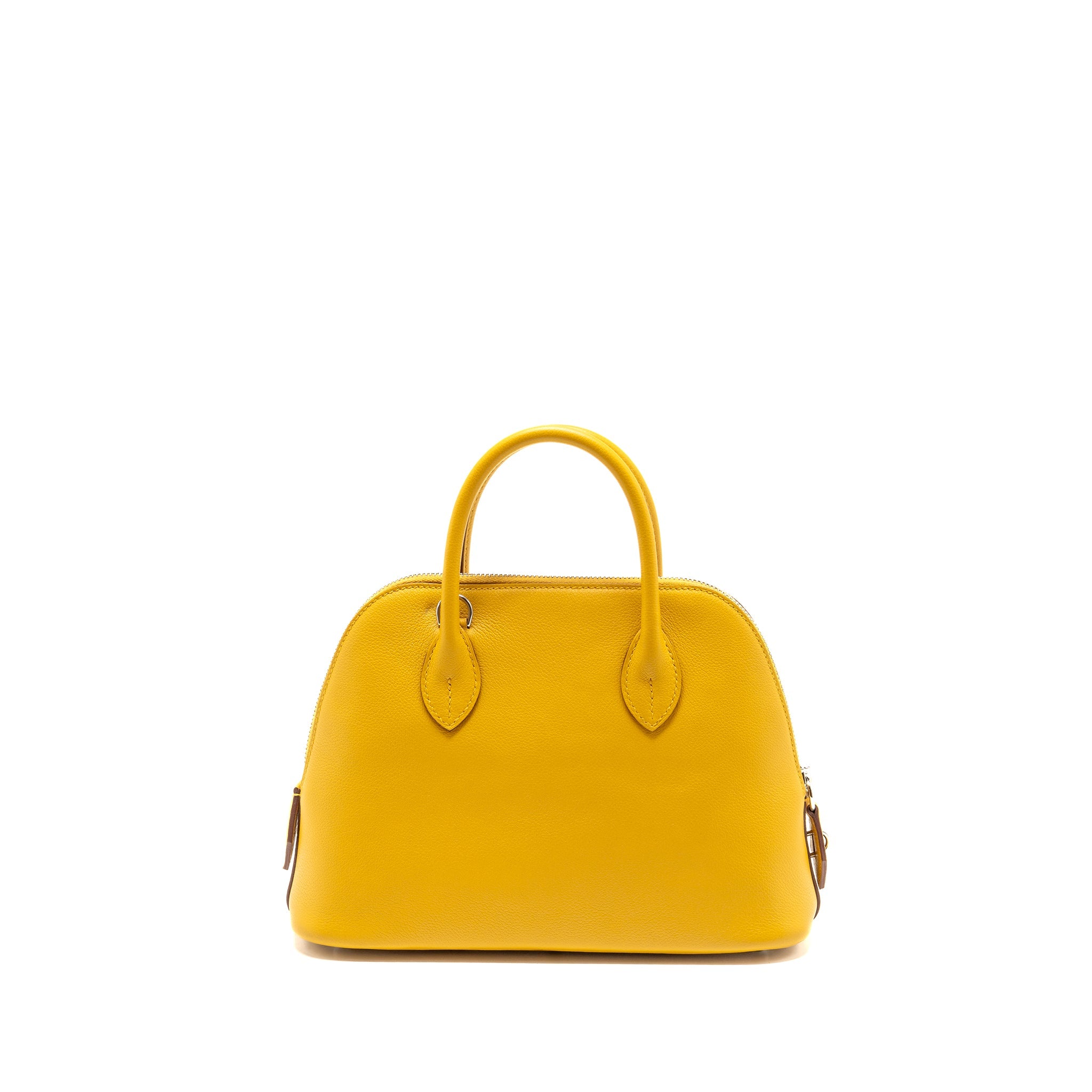 HERMES BOLIDE 1923 25 EVERCOLOR JAUNE AMBER / ROSE ETE SHW