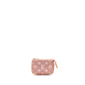 LOUIS VUITTON MICRO POCHETTE ACCESSOIRES MONOGRAM JACQUARD DENIM PINK GHW