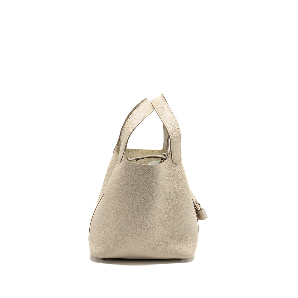 HERMES PICOTIN 18 LOCK BAG CLEMENCE BETON SHW