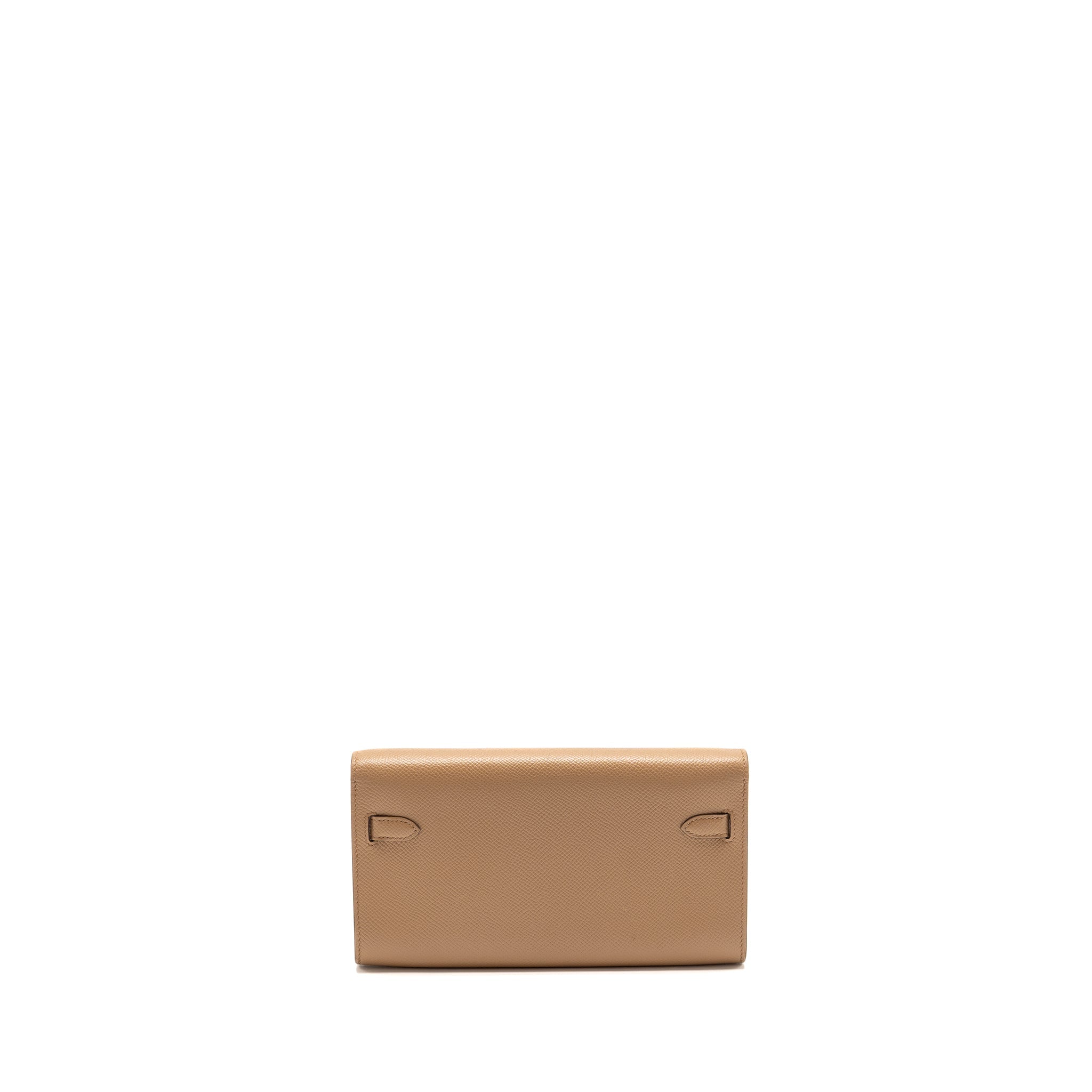 HERMES KELLY TO GO EPSOM CHAI/MAUVE SYLVESTER SHW
