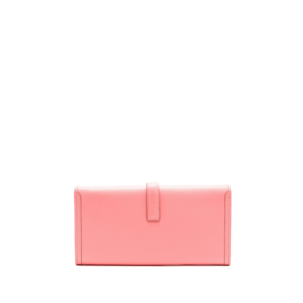 HERMES JIGE 29 CLUTCH EPSOM ROSE CONFETTI