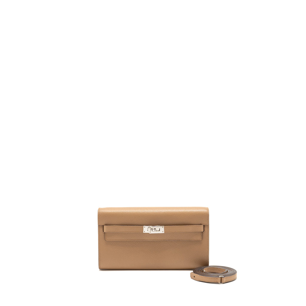HERMES KELLY TO GO EPSOM CHAI/MAUVE SYLVESTER SHW
