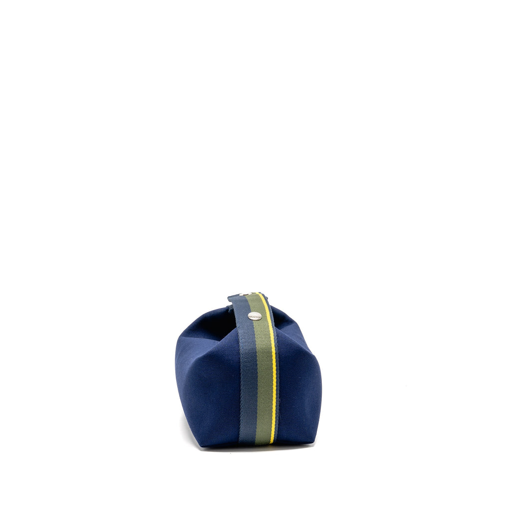 HERMES TROUSSE DE TOILETTE BRIDE A BRAC PM H PAVILLON MARINE SHW