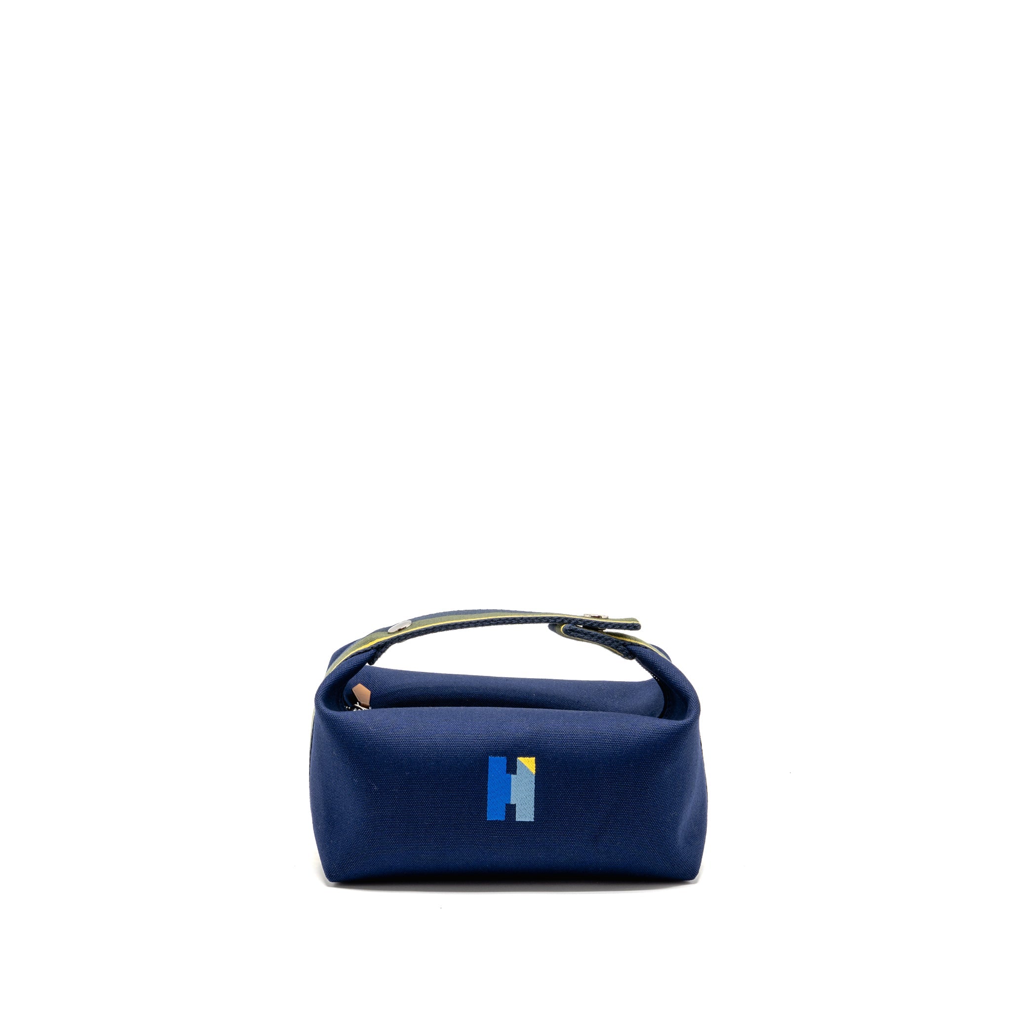 HERMES TROUSSE DE TOILETTE BRIDE A BRAC PM H PAVILLON MARINE SHW
