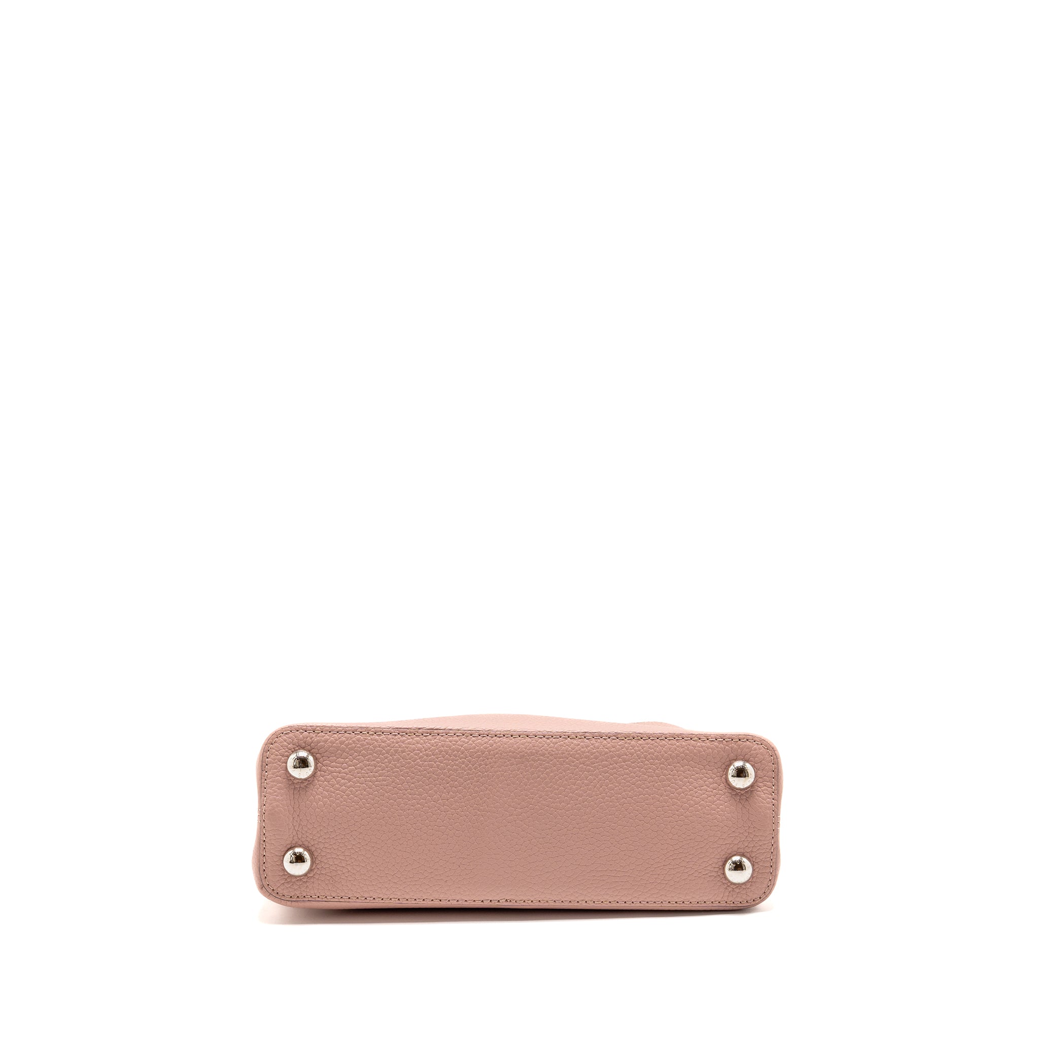 LOUIS VUITTON CAPUCINES BB TAURILLON PINK LGHW