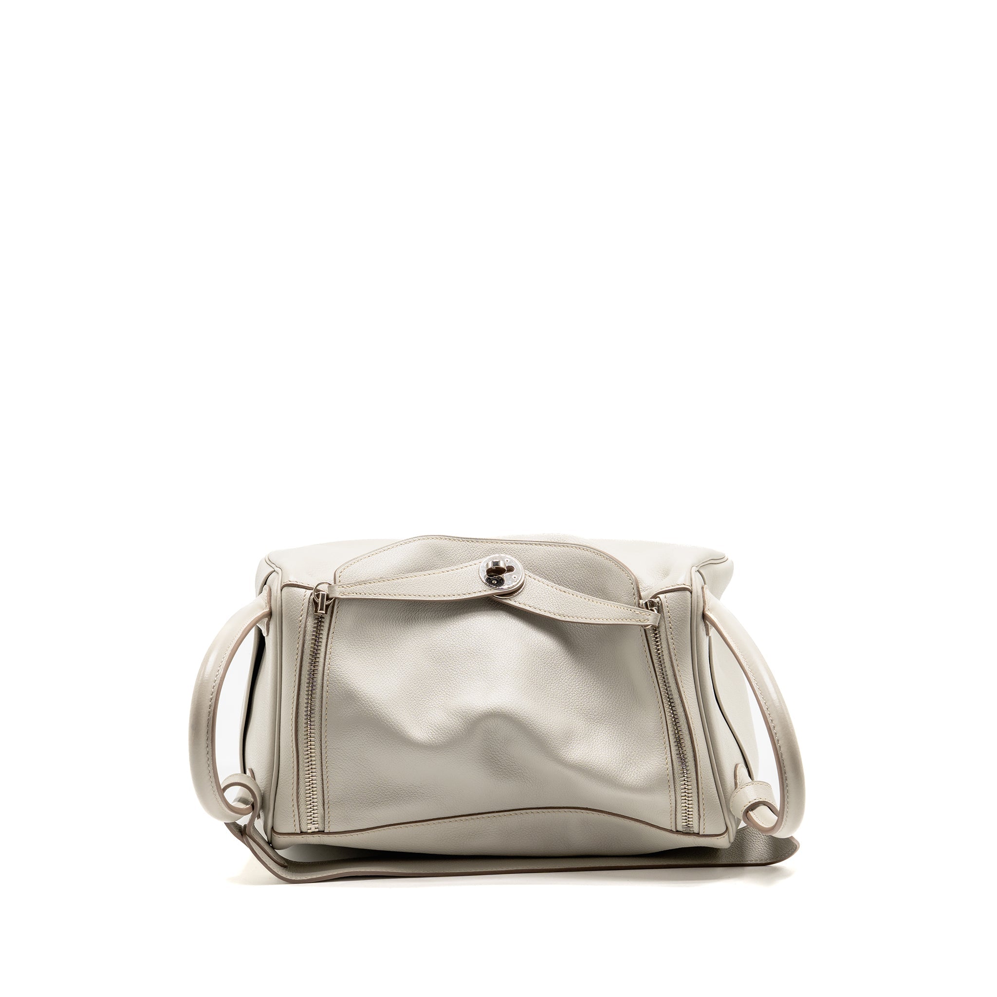 HERMES LINDY 30 EVERCOLOR GRIS PEARL SHW