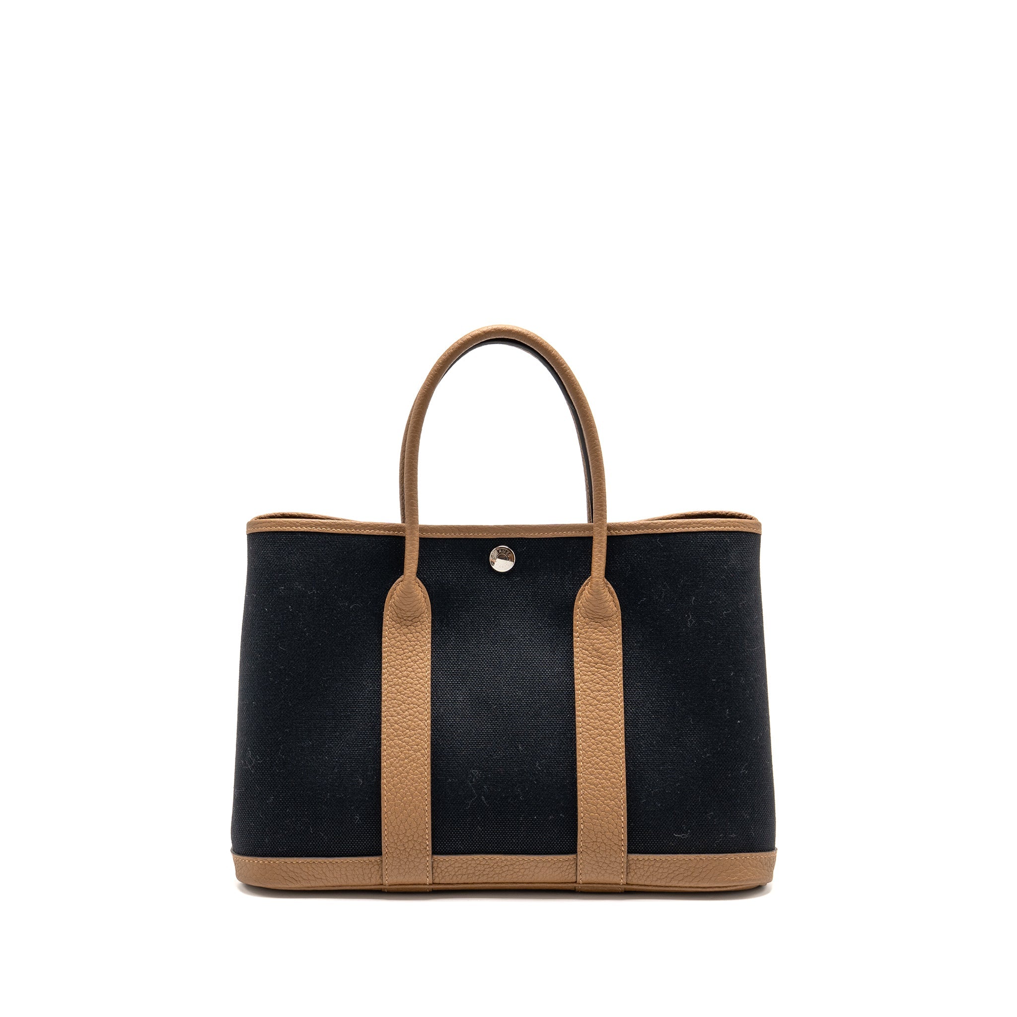 HERMES GARDEN PARTY 30 CANVAS/NEGONDA BLACK/ALEZAN SHW
