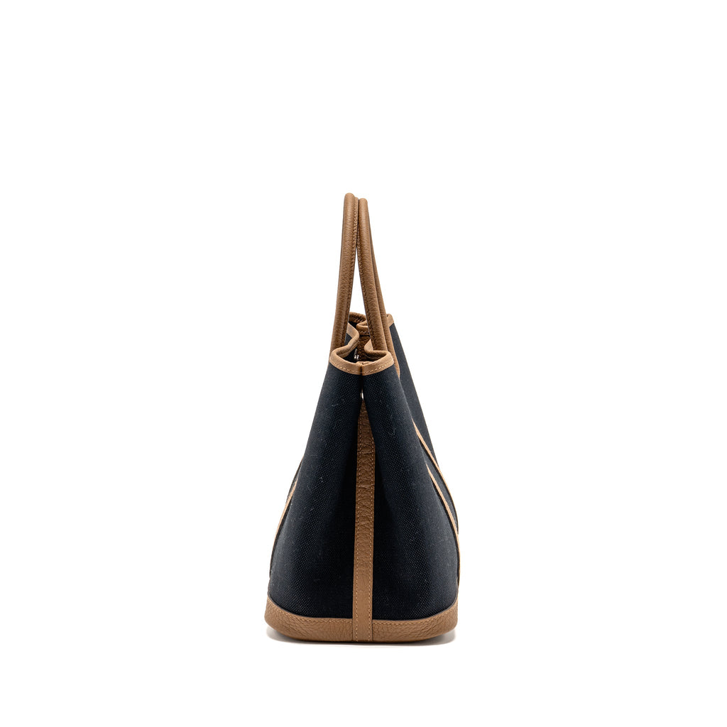HERMES GARDEN PARTY 30 CANVAS/NEGONDA BLACK/ALEZAN SHW