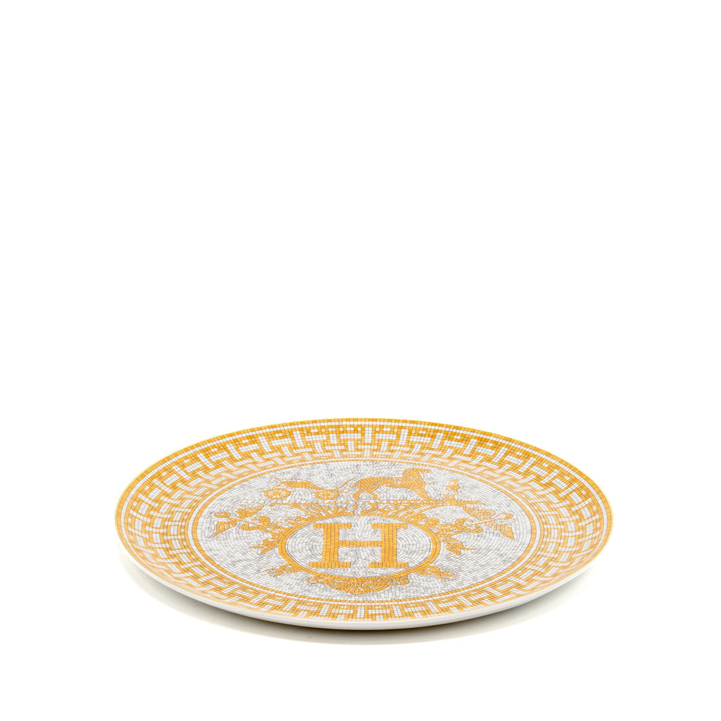 HERMES MOSAIQUE AU 24 GOLD TART PLATTER