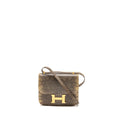 HERMES MINI CONSTANCE LIZARD NATURA LISSE DESERT GHW
