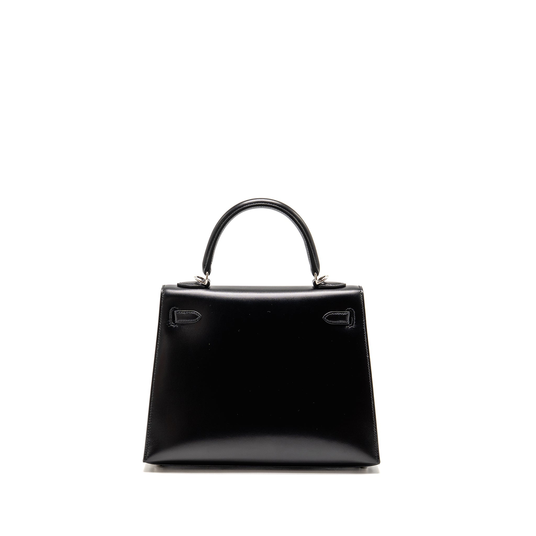 HERMES KELLY 25 BOX BLACK SHW