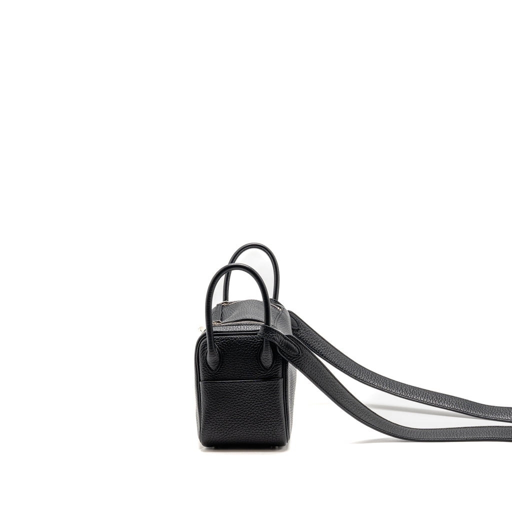 HERMES MINI LINDY CLEMENCE BLACK SHW