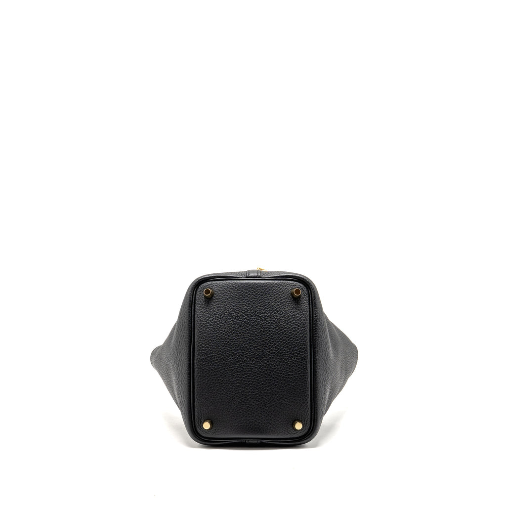 HERMES PICOTIN 18 LOCK BAG CLEMENCE BLACK GHW
