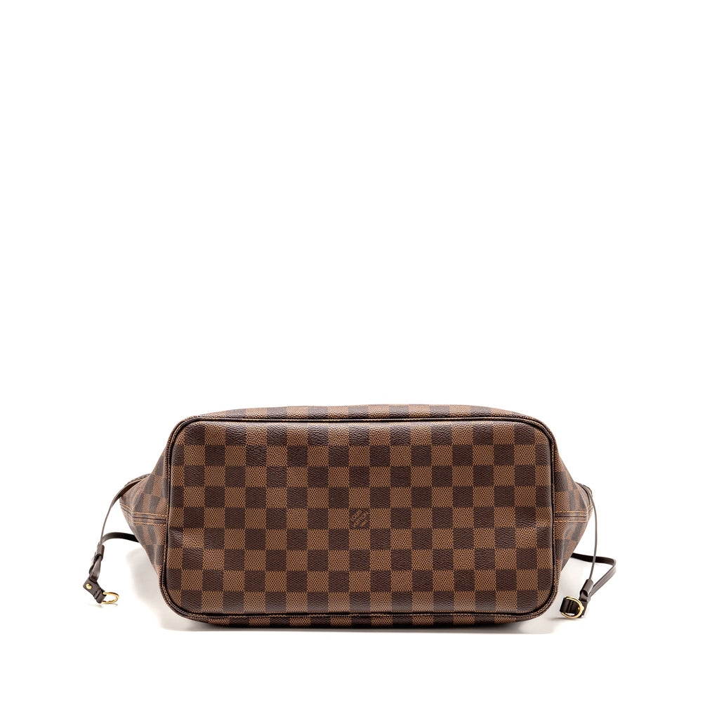 LOUIS VUITTON NEVERFULL MM DAMIER EBENE GHW