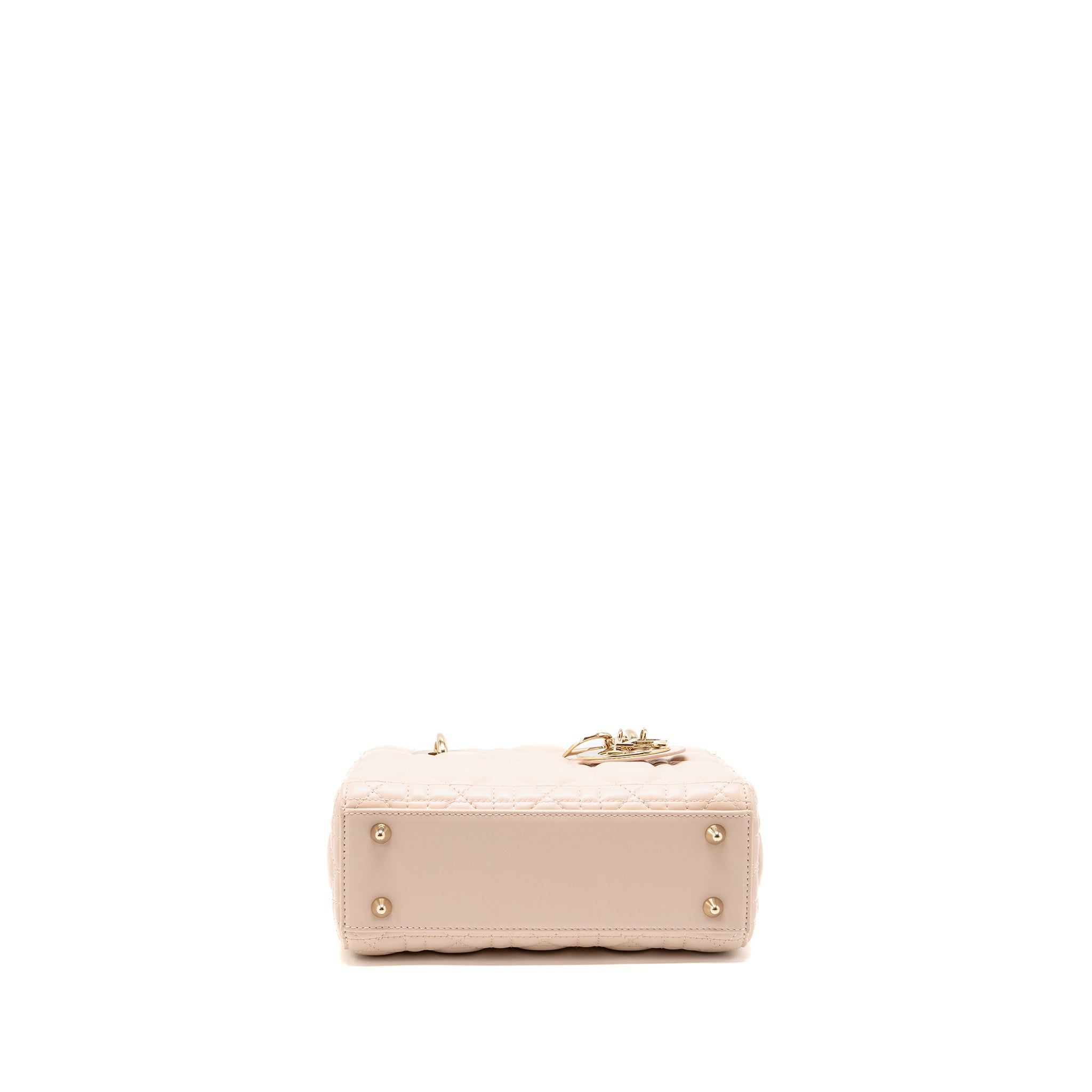 DIOR MY ABC SMALL LADY DIOR LAMBSKIN LIGHT PINK LGHW