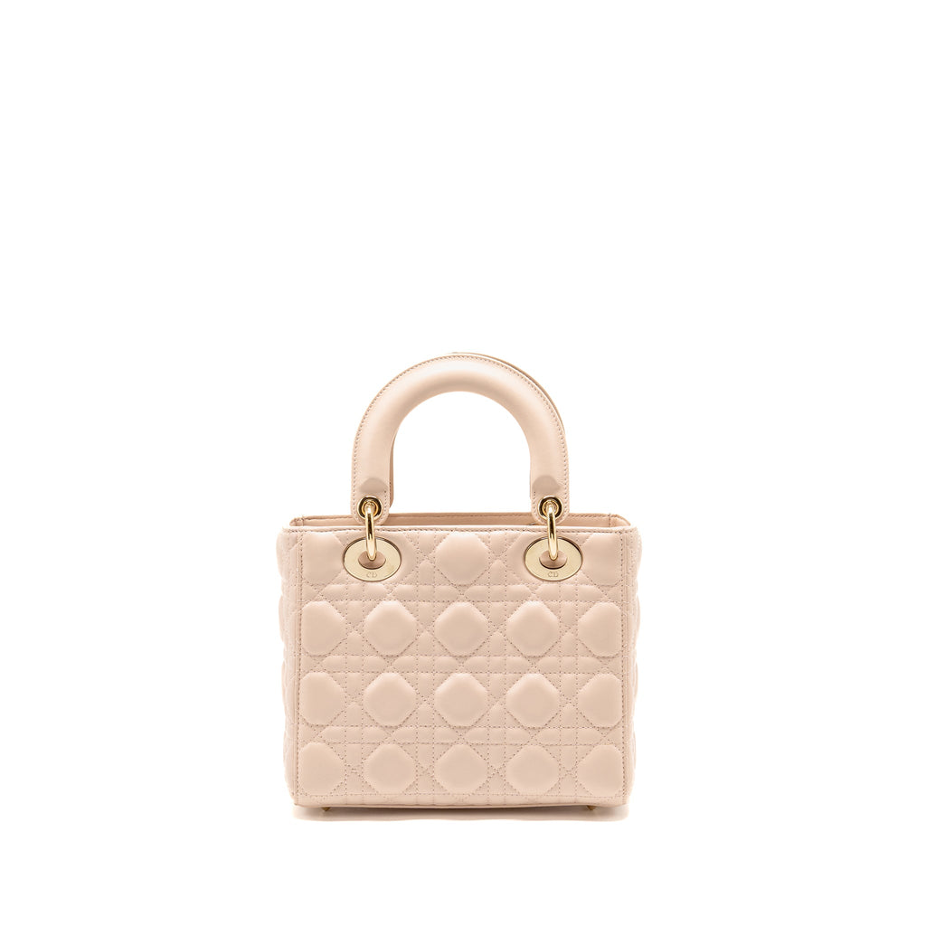 DIOR MY ABC SMALL LADY DIOR LAMBSKIN LIGHT PINK LGHW