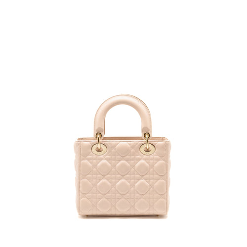 DIOR MY ABC SMALL LADY DIOR LAMBSKIN LIGHT PINK LGHW