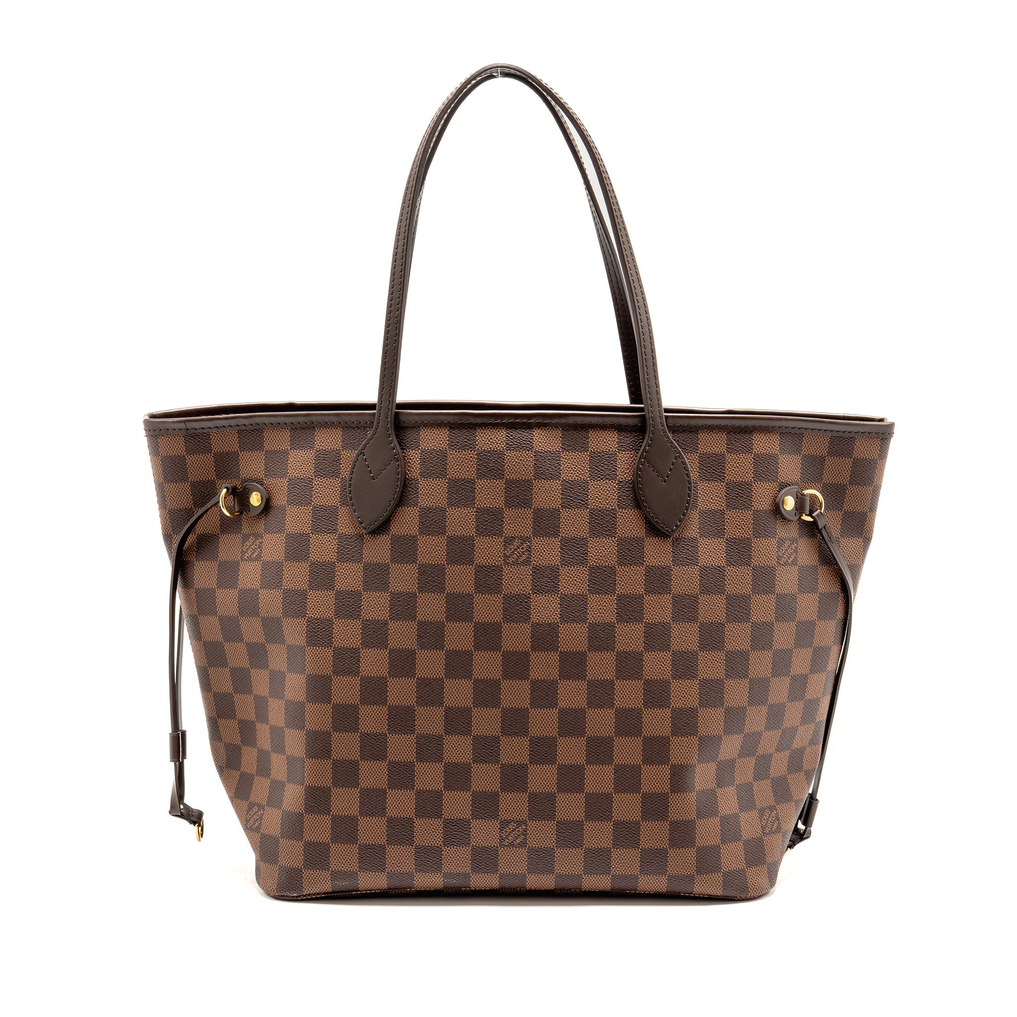 LOUIS VUITTON NEVERFULL MM DAMIER EBENE GHW