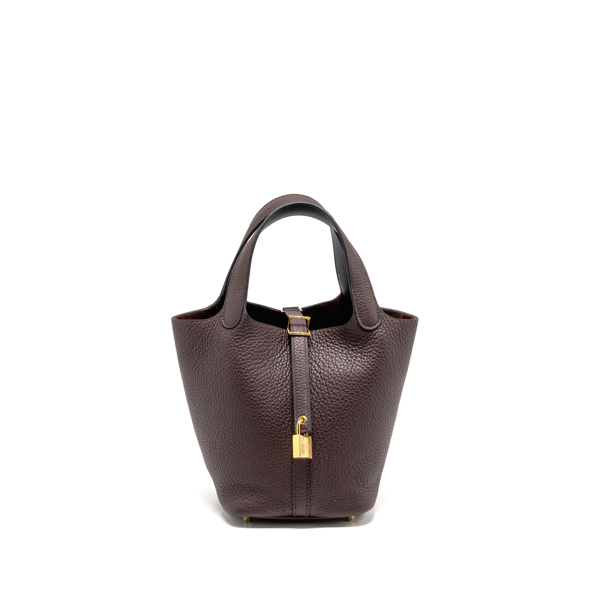 HERMES PICOTIN 18 LOCK BAG CLEMENCE/SWIFT ROUGE SELLIER/CABAN GHW