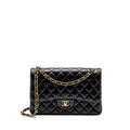 CHANEL JUMBO CLASSIC DOUBLE FLAP BAG LAMBSKIN BLACK GHW