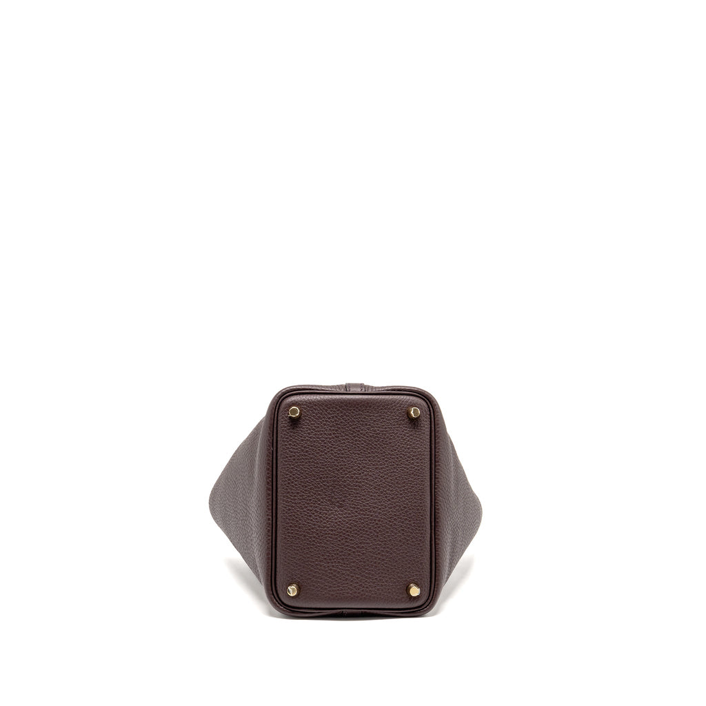 HERMES PICOTIN 18 LOCK BAG CLEMENCE/SWIFT ROUGE SELLIER/CABAN GHW