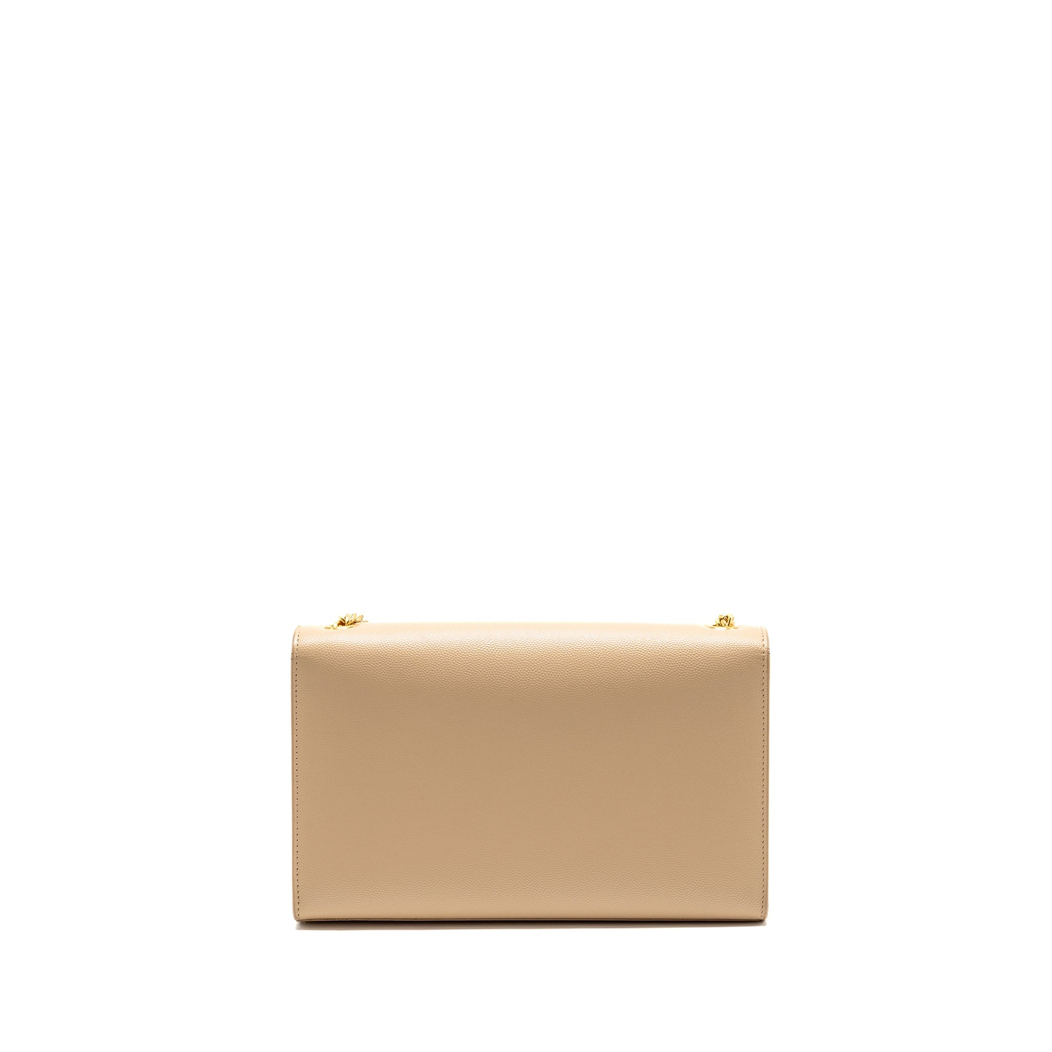 SAINT LAURENT/YSL KATE MEDIUM GRAINED CALFSKIN DARK BEIGE GHW