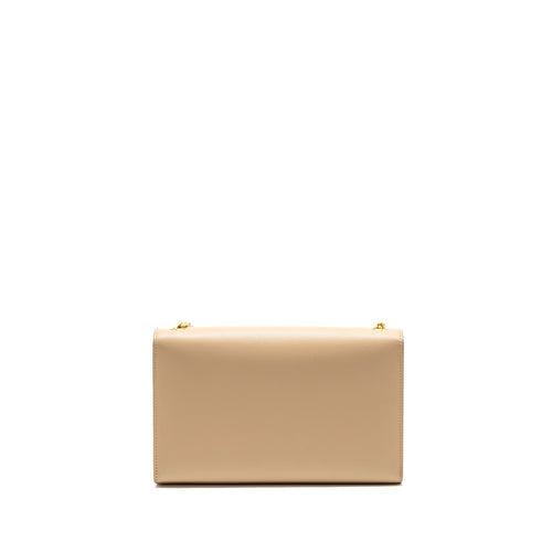 SAINT LAURENT/YSL KATE MEDIUM GRAINED CALFSKIN DARK BEIGE GHW