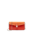 BVLGARI SERPENTI SHOULDER BAG GALUCHAT/CALFSKIN RED SHW